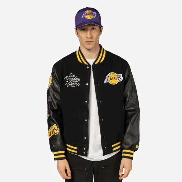 Los Angeles Lakers varsity jacket - Image 2